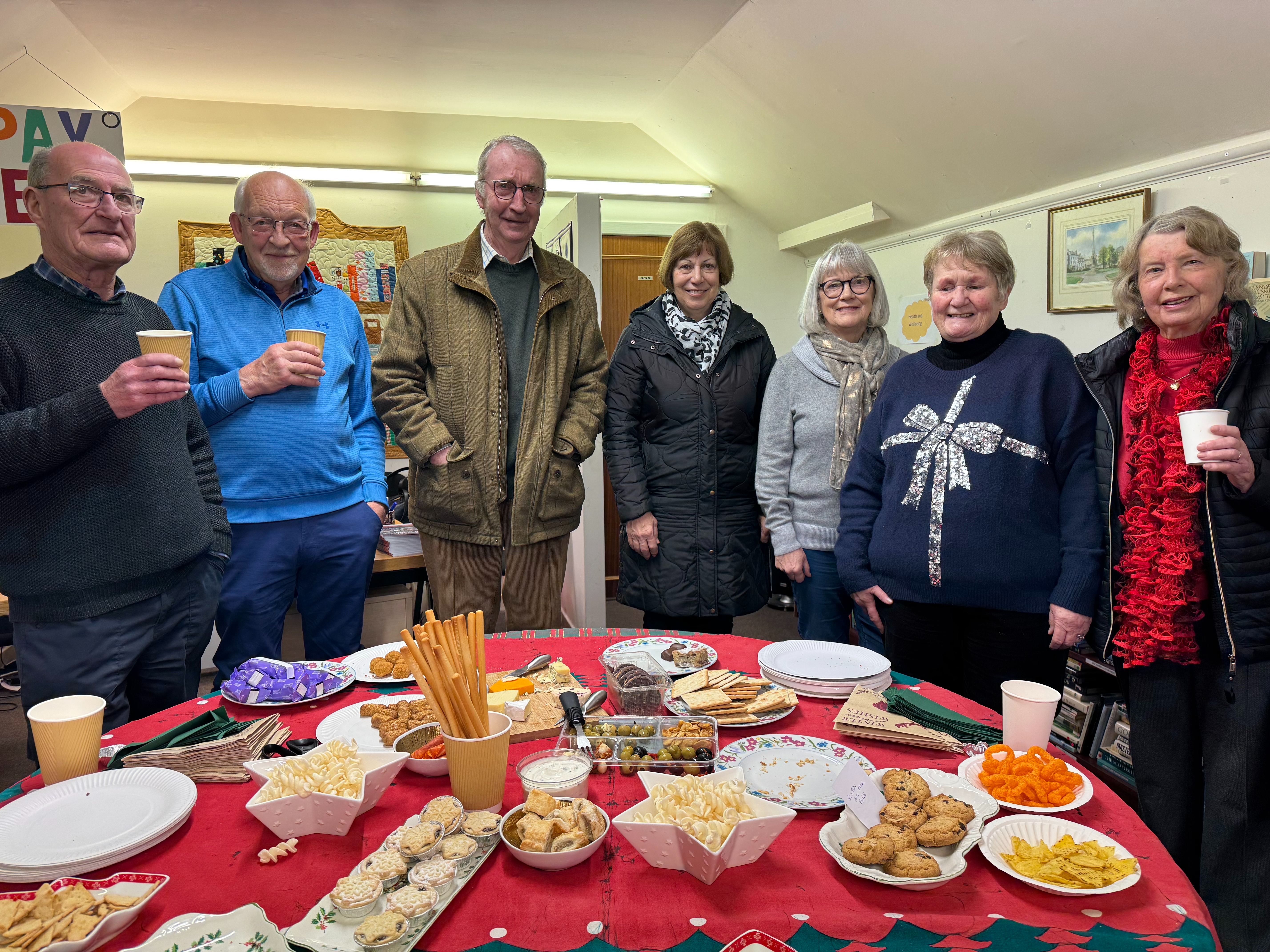 Festive get-together for volunteers