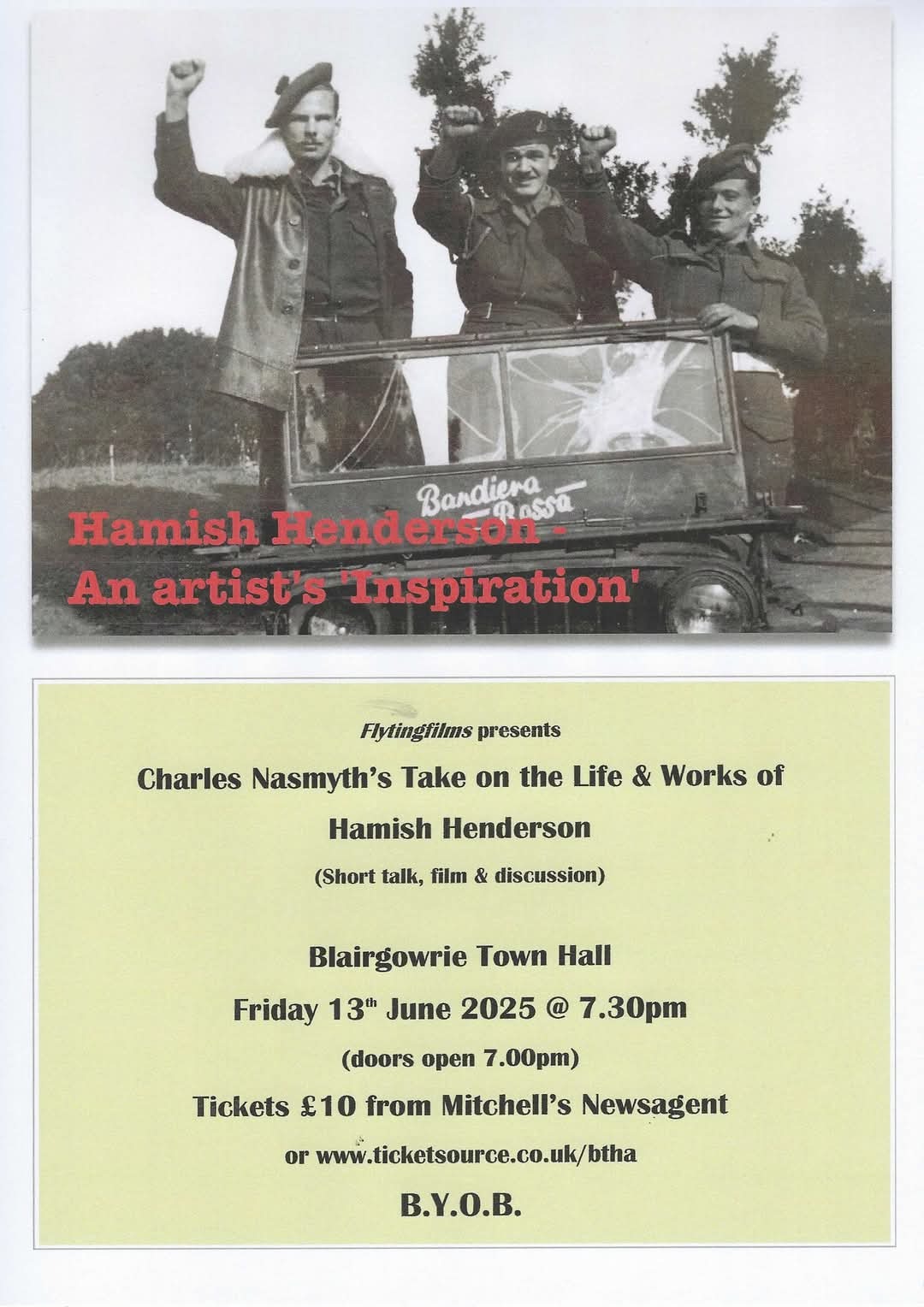 Hamish Henderson - An artist's 'Inspiration'