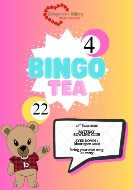 Bingo Tea - Blairgowrie & Rattray Braemar Association