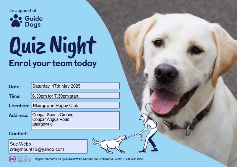 Quiz Night - in support of Guide Dogs