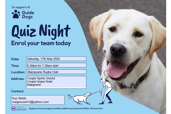 Quiz Night - in support of Guide Dogs