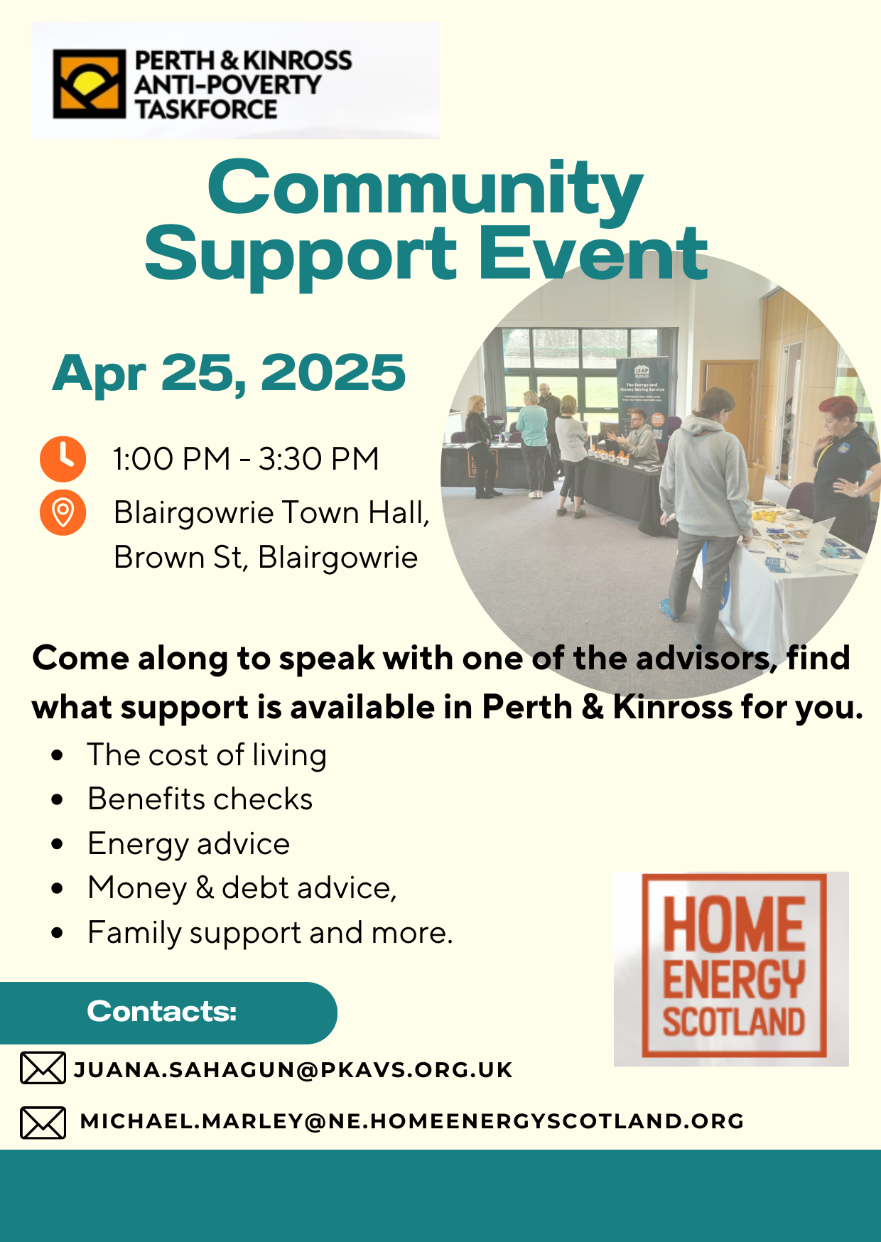 Community Support Event - Perth & Kinross Anti-poverty Taskforce