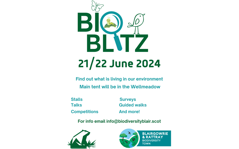 Free events in Blairgowrie and Rattray set to highlight biodiversity Free events in Blairgowrie and Rattray set to highlight biodiversity