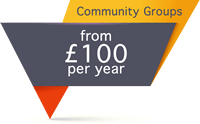 Mini website for community groups from £200 per year