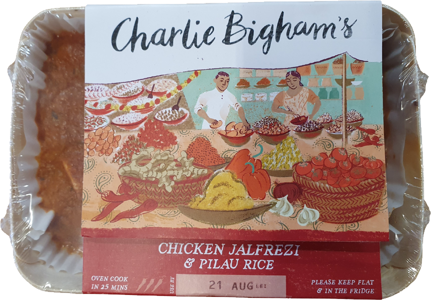 Charlie Bigham's Chicken Jalfrezi & Pilau Rice 845g