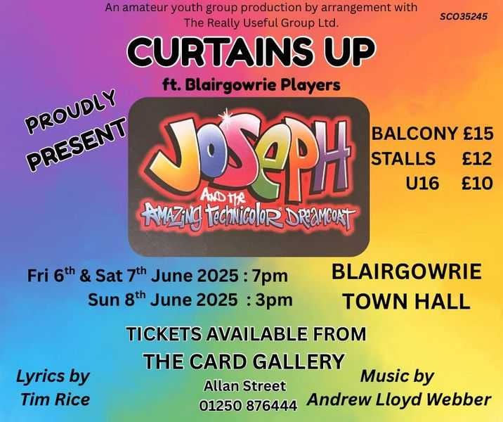 Curtains Up presents Joseph and the Amazing Technicolor Dreamcoat