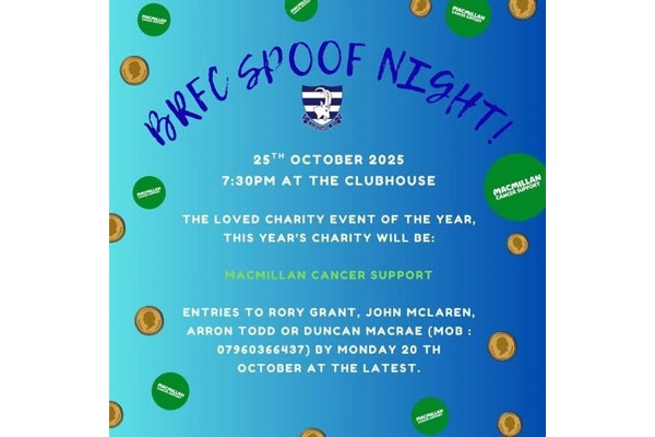 Blairgowrie RFC - Spoof Night